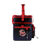 Custom Blue Red All-Over Print Double Layer Insulated Cooler Bag - Waterproof 600D Oxford Picnic Tote for Team Events & Outdoor BBQ