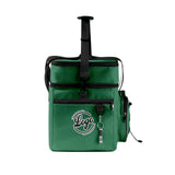 Custom Green Black All-Over Print Double Layer Insulated Cooler Bag - Waterproof 600D Oxford Picnic Tote for Team Events & Outdoor BBQ