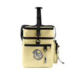 Custom Yellow Black All-Over Print Double Layer Insulated Cooler Bag - Waterproof 600D Oxford Picnic Tote for Team Events & Outdoor BBQ