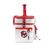 Custom White Red All-Over Print Double Layer Insulated Cooler Bag - Waterproof 600D Oxford Picnic Tote for Team Events & Outdoor BBQ