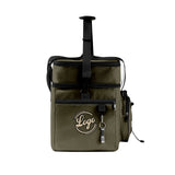Portable Double Layer Cooler Bag - Waterproof Insulated Picnic Tote for Camping & Family Outings Army Green Black