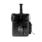 Custom Grey Black All-Over Print Double Layer Insulated Cooler Bag - Waterproof 600D Oxford Picnic Tote for Team Events & Outdoor BBQ