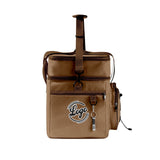 Custom Brown Black All-Over Print Double Layer Insulated Cooler Bag - Waterproof 600D Oxford Picnic Tote for Team Events & Outdoor BBQ