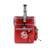 Custom Red Grey All-Over Print Double Layer Insulated Cooler Bag - Waterproof 600D Oxford Picnic Tote for Team Events & Outdoor BBQ