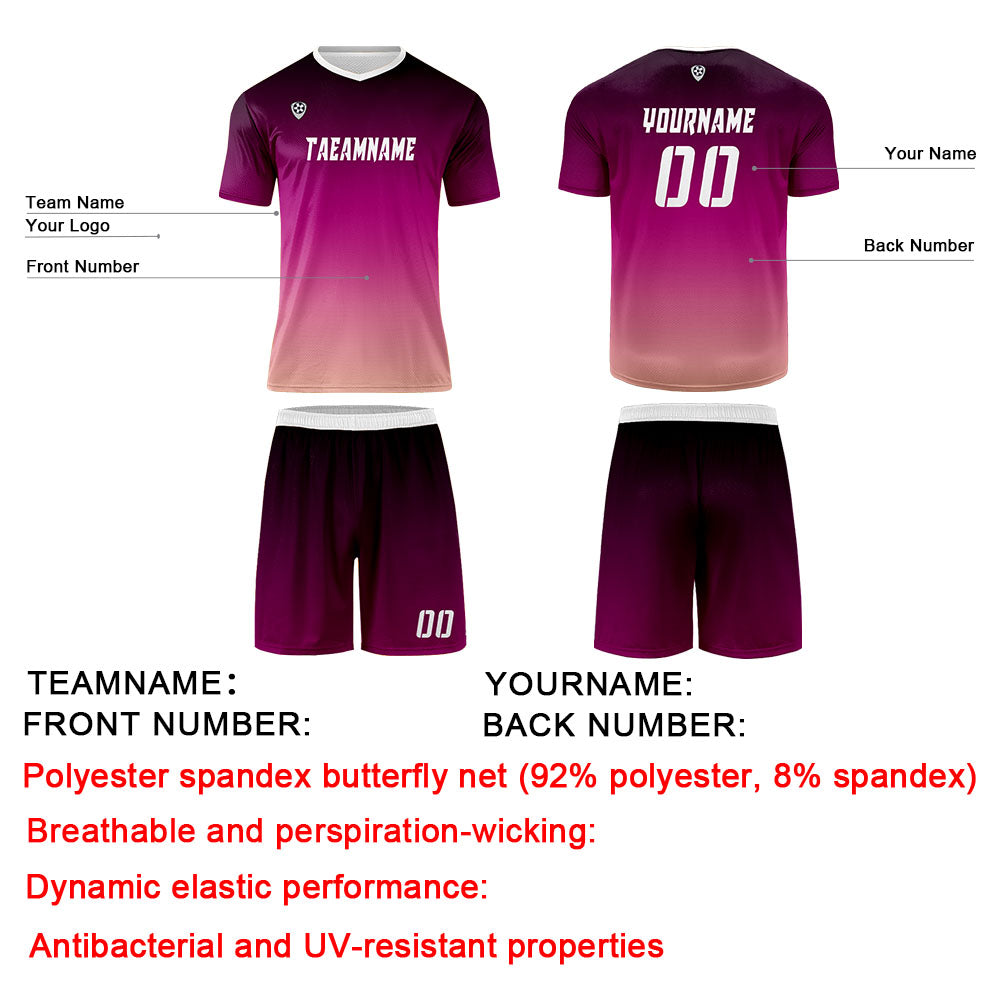 Custom Black Purple Yellow Uniform Jersey Kids Adults Personalized Set Jersey Shirt