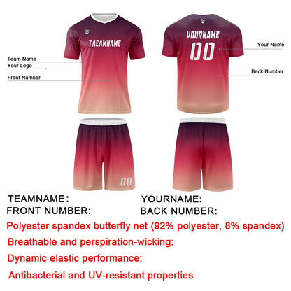 Custom Black Pink Yellow Uniform Jersey Kids Adults Personalized Set Jersey Shirt