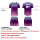 Custom Blue Purple Pink Uniform Jersey Kids Adults Personalized Set Jersey Shirt