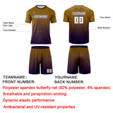 Custom Brown Purple Uniform Jersey Kids Adults Personalized Set Jersey Shirt
