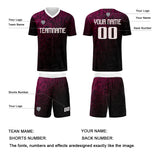 Custom Pink Silver Uniform Jersey Kids Adults Personalized Set Jersey Shirt