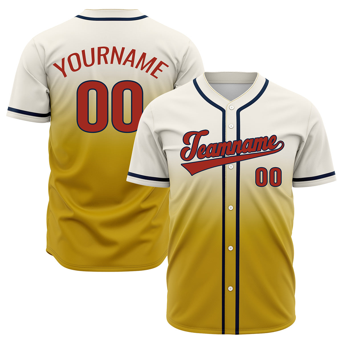 Custom Yellow Off White Hip Hop Baseball Jersey Stitched Printed - Personalized Name Number Shirts #BB-0919-0096