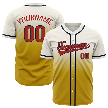 Custom Yellow Off White Hip Hop Baseball Jersey Stitched Printed - Personalized Name Number Shirts #BB-0919-0096