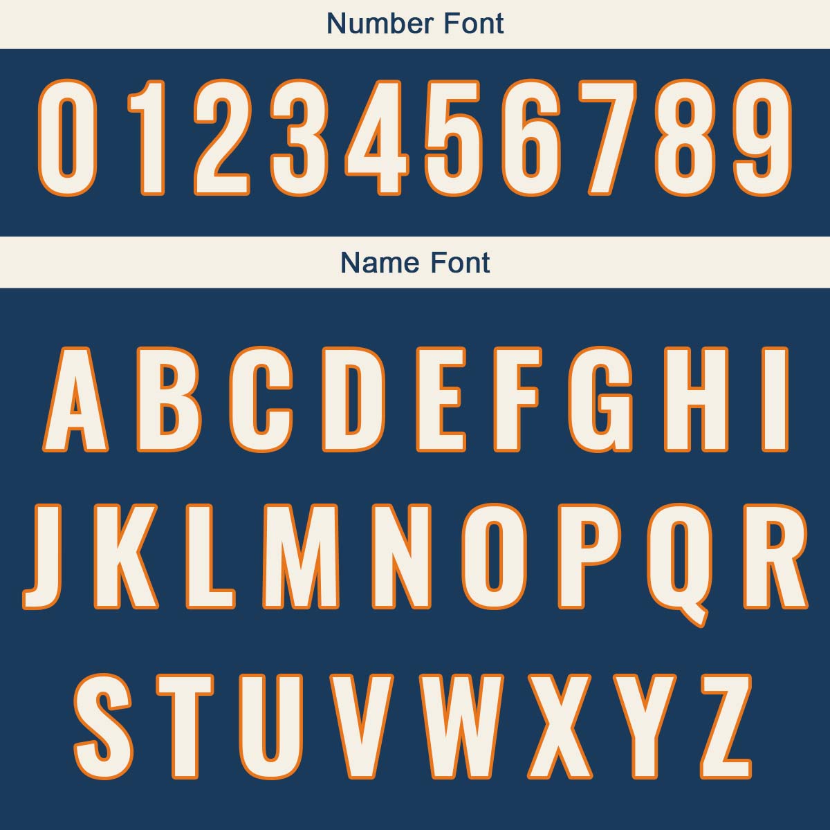 Custom Dark Blue Orange Hip Hop Baseball Jersey Stitched Printed - Personalized Name Number Shirts #BB-0919-0051