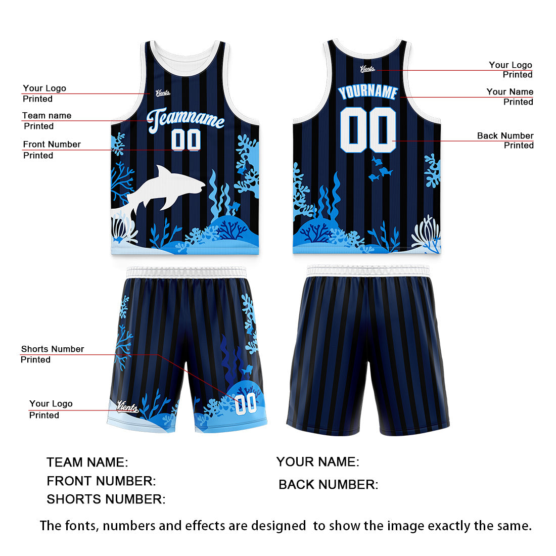 Custom Light Blue White Dark Blue Wide Shoulder Basketball Jersey, Breathable Mesh Team Uniform for Adult & Yout