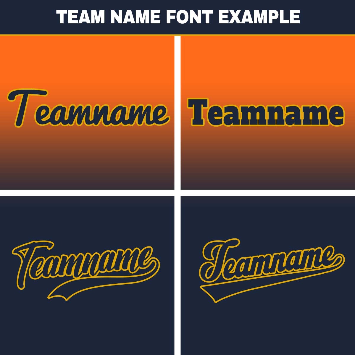 Custom Orange Dark Blue Hip Hop Baseball Jersey Stitched Printed - Personalized Name Number Shirts #BB-0919-0075