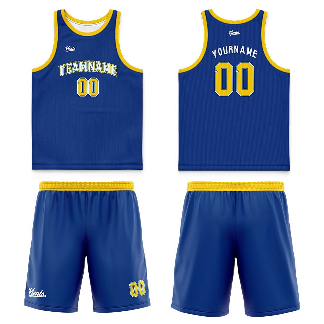 Custom White Blue Wide Shoulder Basketball Jersey, Breathable Mesh Team Uniform for Adult & Yout
