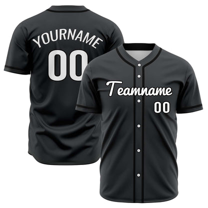 Custom Black Hip Hop Baseball Jersey Stitched & Printed & Personalized Name Number Shirts
