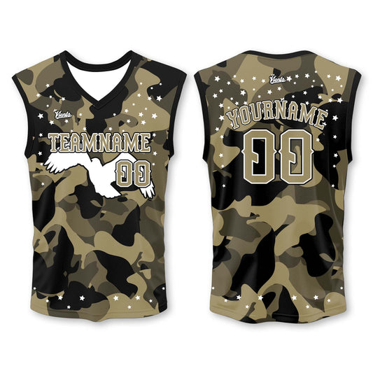 Custom Brown Black Wide Shoulder Basketball Jersey - Breathable Mesh Team Uniform for Adult & Yout