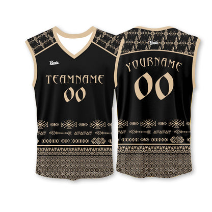Custom Black Green Thin Strap Basketball Jersey, Breathable Mesh Training Uniform for Adults & Youth