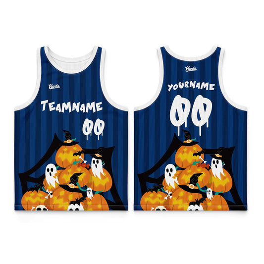 Custom Blue White Thin Strap Basketball Jersey - Breathable Mesh Training Uniform for Adults & Youth