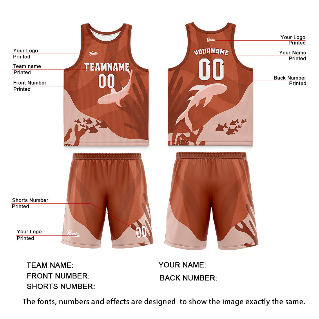 Custom Blue Orange Wide Shoulder Basketball Jersey, Breathable Mesh Team Uniform for Adult & Yout