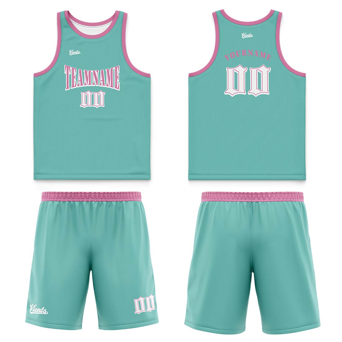 Custom Aqua Blue Wide Shoulder Basketball Jersey, Breathable Mesh Team Uniform for Adult & Yout