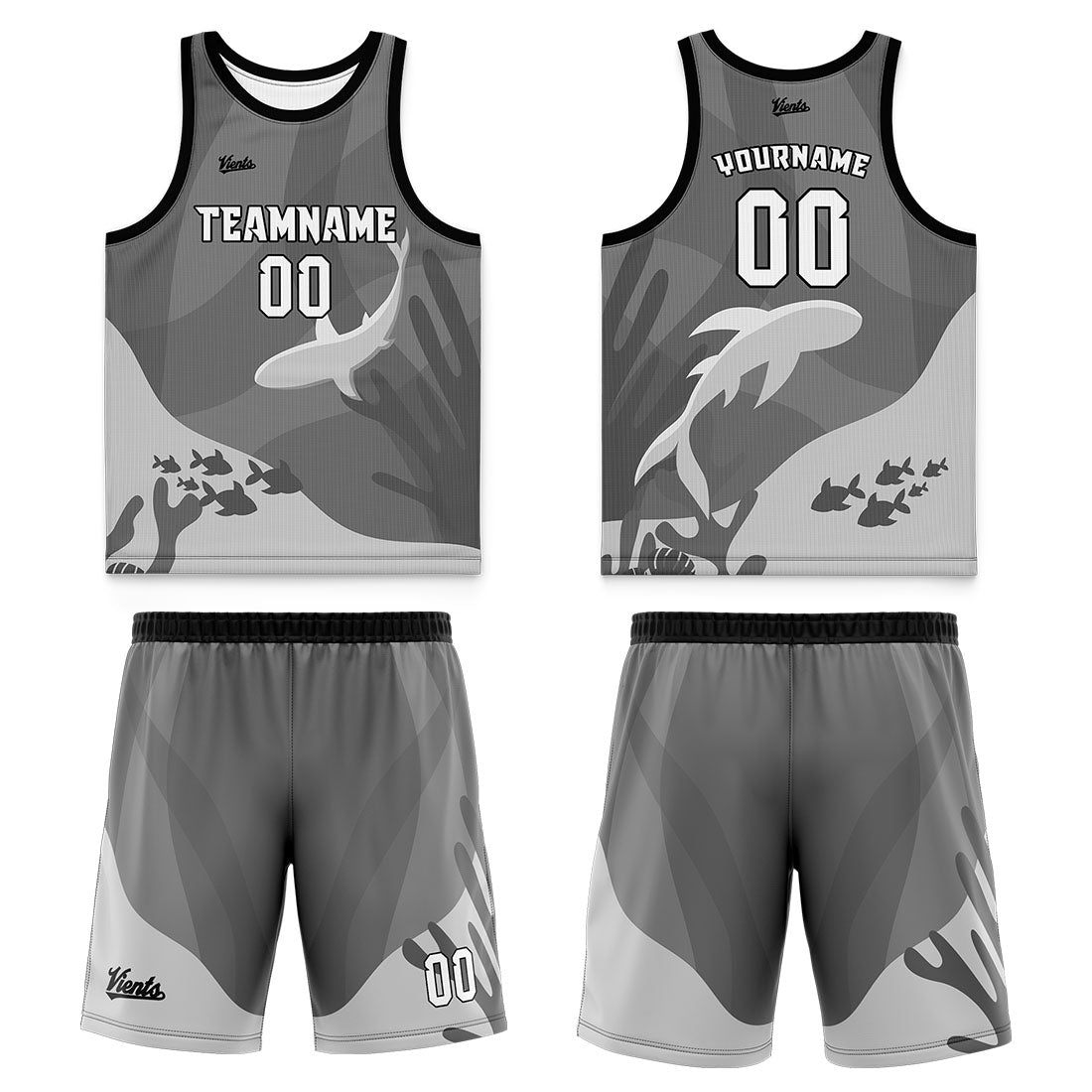 Custom Black Wide Shoulder Basketball Jersey, Breathable Mesh Team Uniform for Adult & Yout