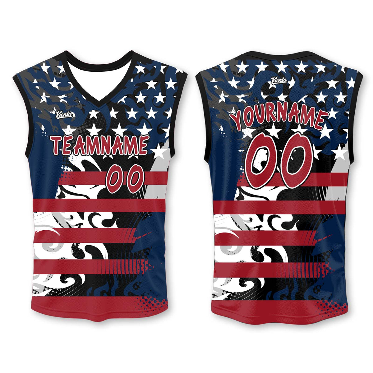 Custom Black Red Blue Wide Shoulder Basketball Jersey - Breathable Mesh Team Uniform for Adult & Yout