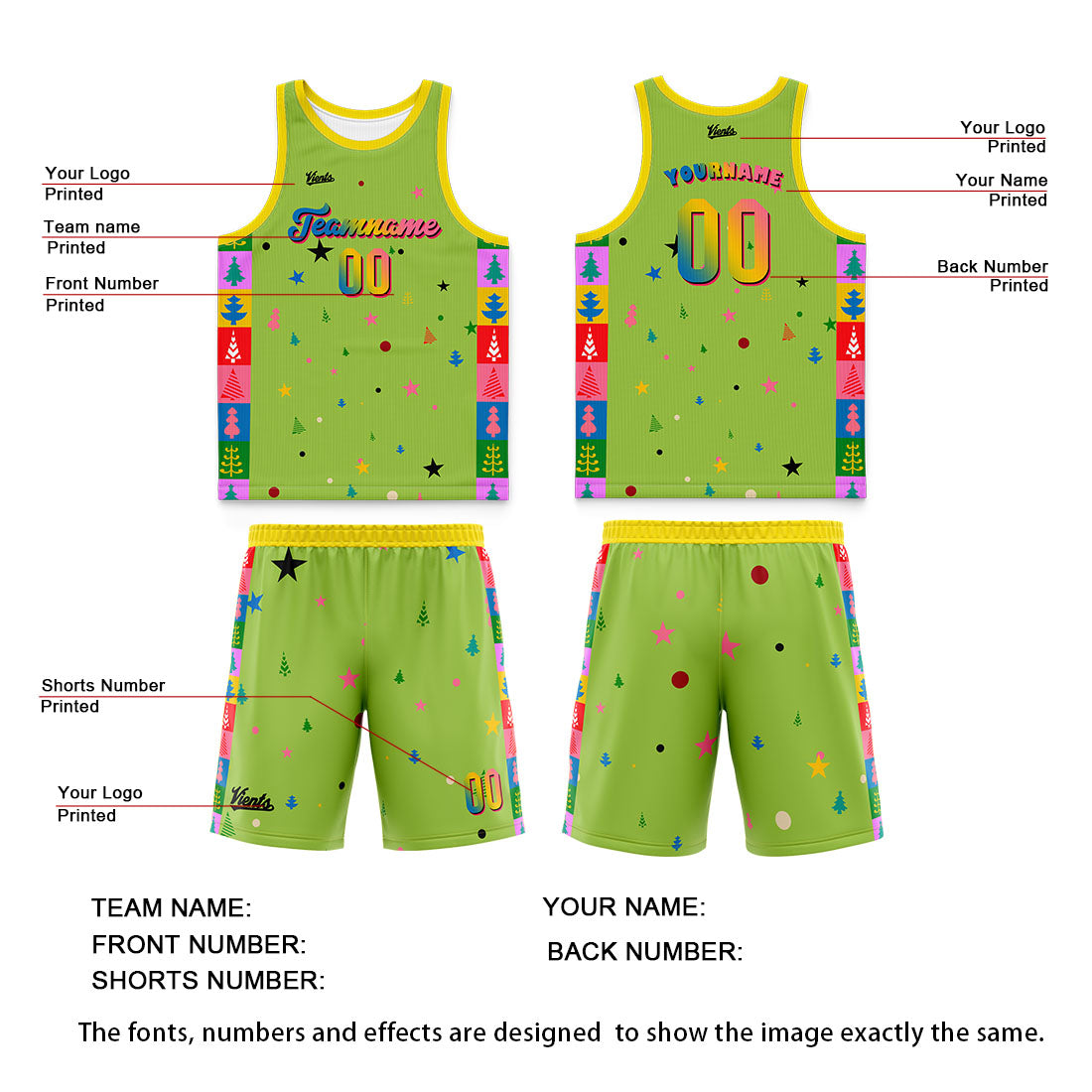 Custom Fluorescent Green Dark Green Wide Shoulder Basketball Jersey, Breathable Mesh Team Uniform for Adult & Yout