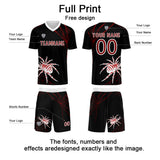 Custom Dark Red Soccer Uniform Jersey Kids Adults Personalized Set Jersey Shirt