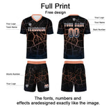 Custom Black Flesh Soccer Uniform Jersey Kids Adults Personalized Set Jersey Shirt