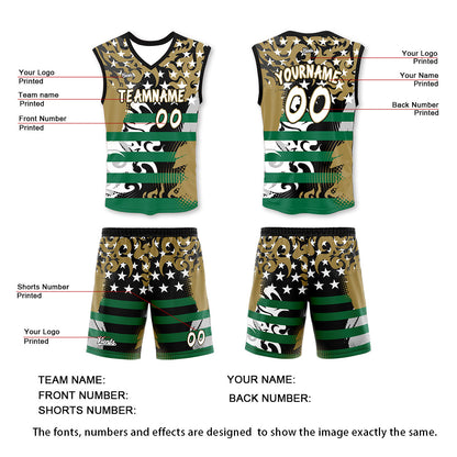 Custom Brownish Gold Thin Strap Basketball Jersey, Breathable Mesh Training Uniform for Adults & Youth