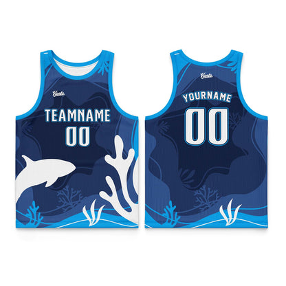 Custom Light Blue Yellow Wide Shoulder Basketball Jersey, Breathable Mesh Team Uniform for Adult & Yout