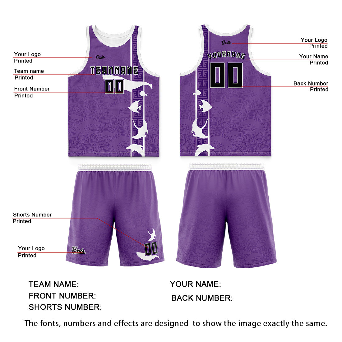 Custom Deep Purple Thin Strap Basketball Jersey - Breathable Mesh Training Uniform for Adults & Youth