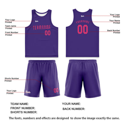 Custom Pink Green Wide Shoulder Basketball Jersey, Breathable Mesh Team Uniform for Adult & Yout