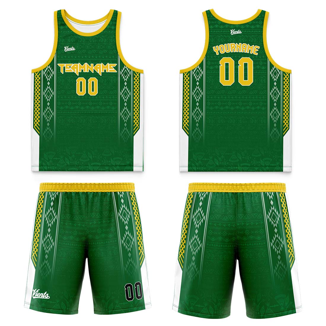 Custom Green Yellow Thin Strap Basketball Jersey - Breathable Mesh Training Uniform for Adults & Youth
