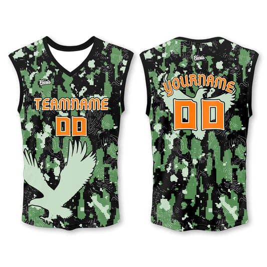 Custom Light Green Black Wide Shoulder Basketball Jersey - Breathable Mesh Team Uniform for Adult & Yout