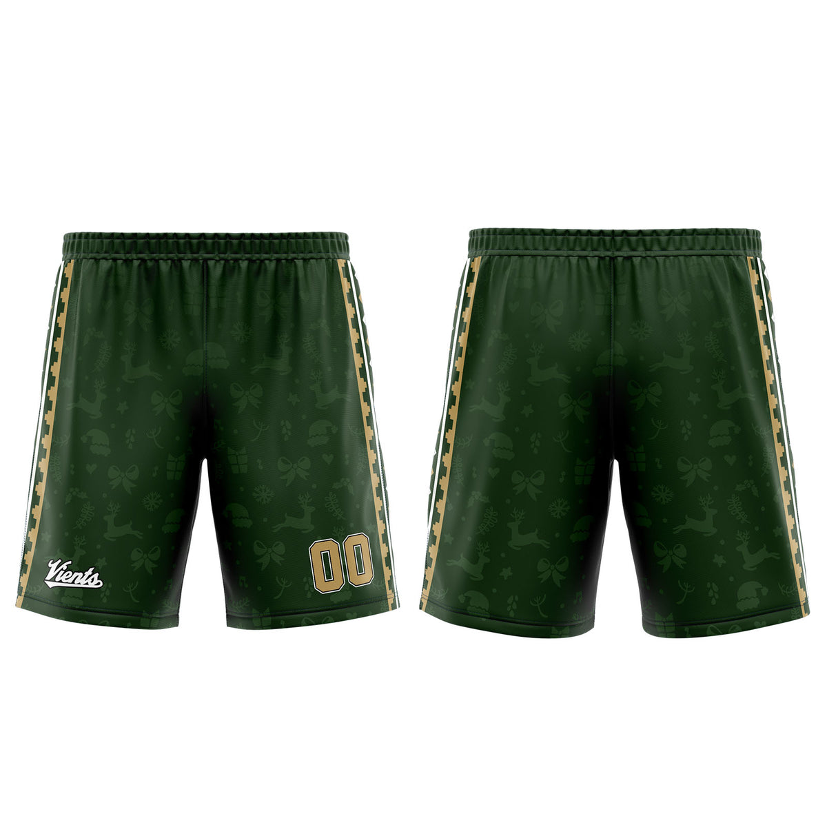 Custom Green Gold Wide Shoulder Basketball Jersey - Breathable Mesh Team Uniform for Adult & Yout