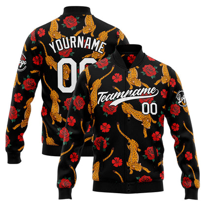 Personalized Custom Men's Jacket Customize Your Team Name, Logo, and Number