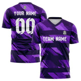 custom soccer uniform jersey kids adults personalized set jersey shirt purple