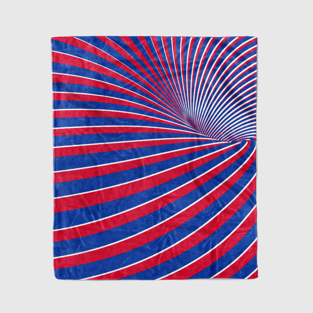 custom ultra-soft micro fleece blanket royal-red