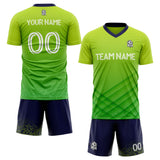 custom soccer set jersey kids adults personalized soccer green