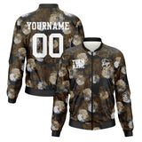 Custom Long Sleeve Windbreaker Jackets Uniform Printed Your Logo Name Number Flower