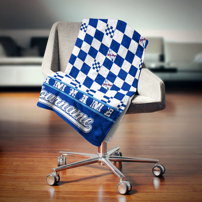 custom ultra-soft micro fleece blanket royal-white