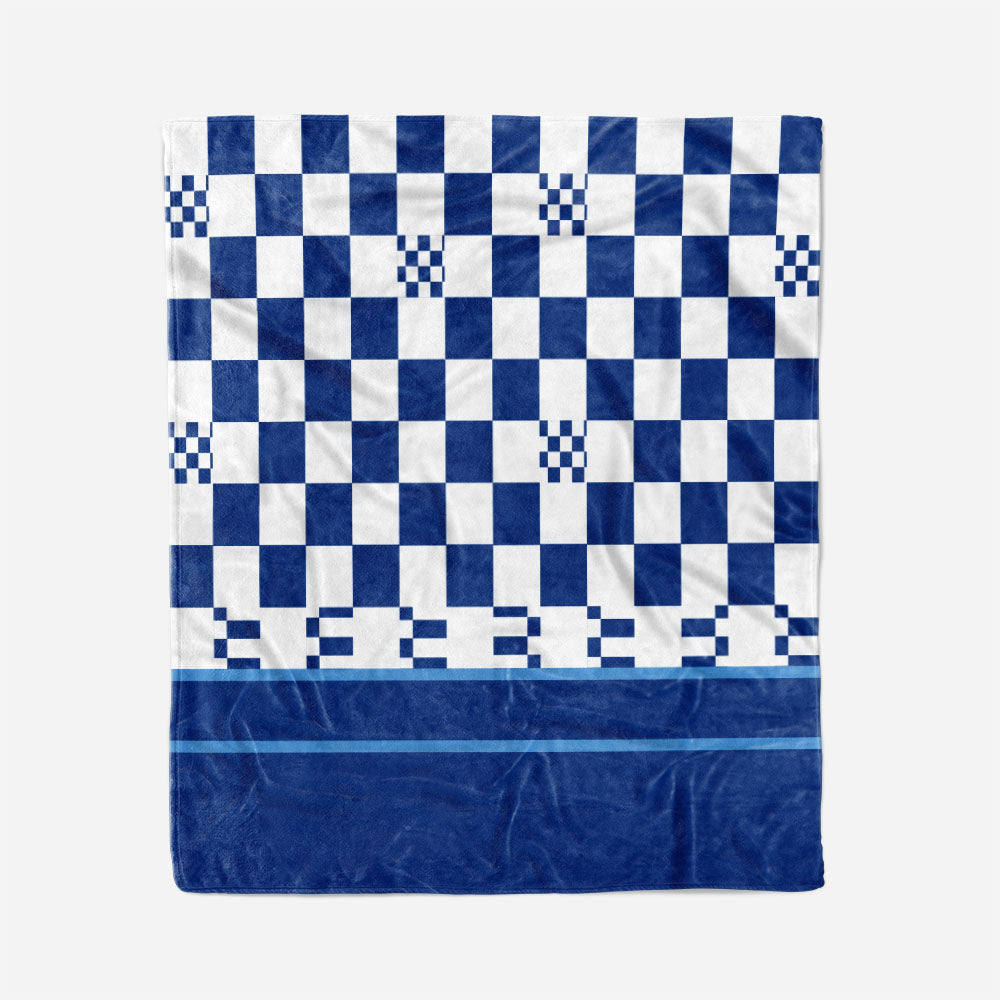 custom ultra-soft micro fleece blanket royal-white