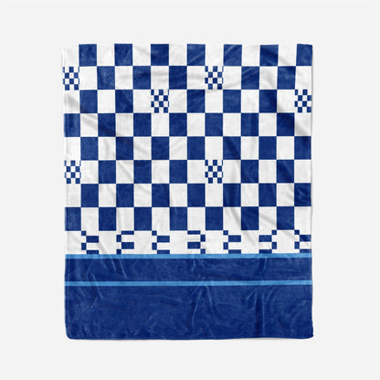 custom ultra-soft micro fleece blanket royal-white