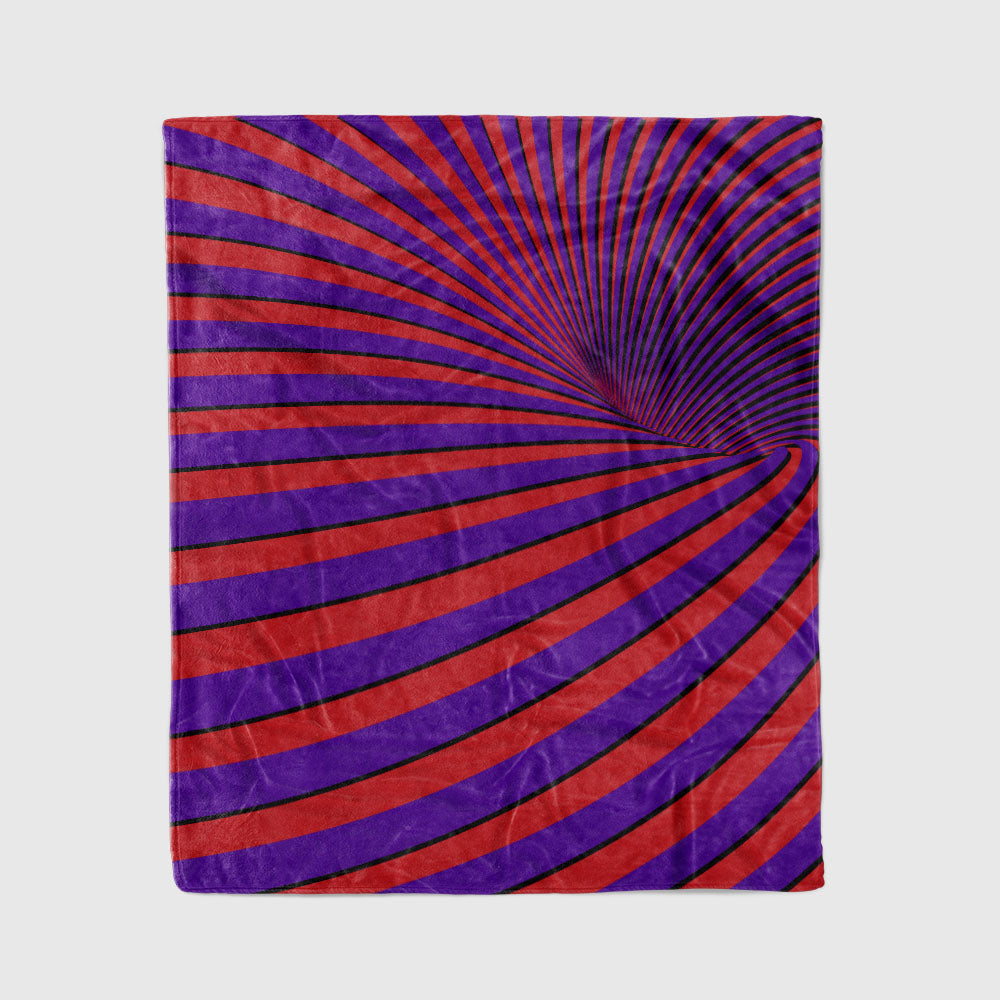 custom ultra-soft micro fleece blanket purple-red