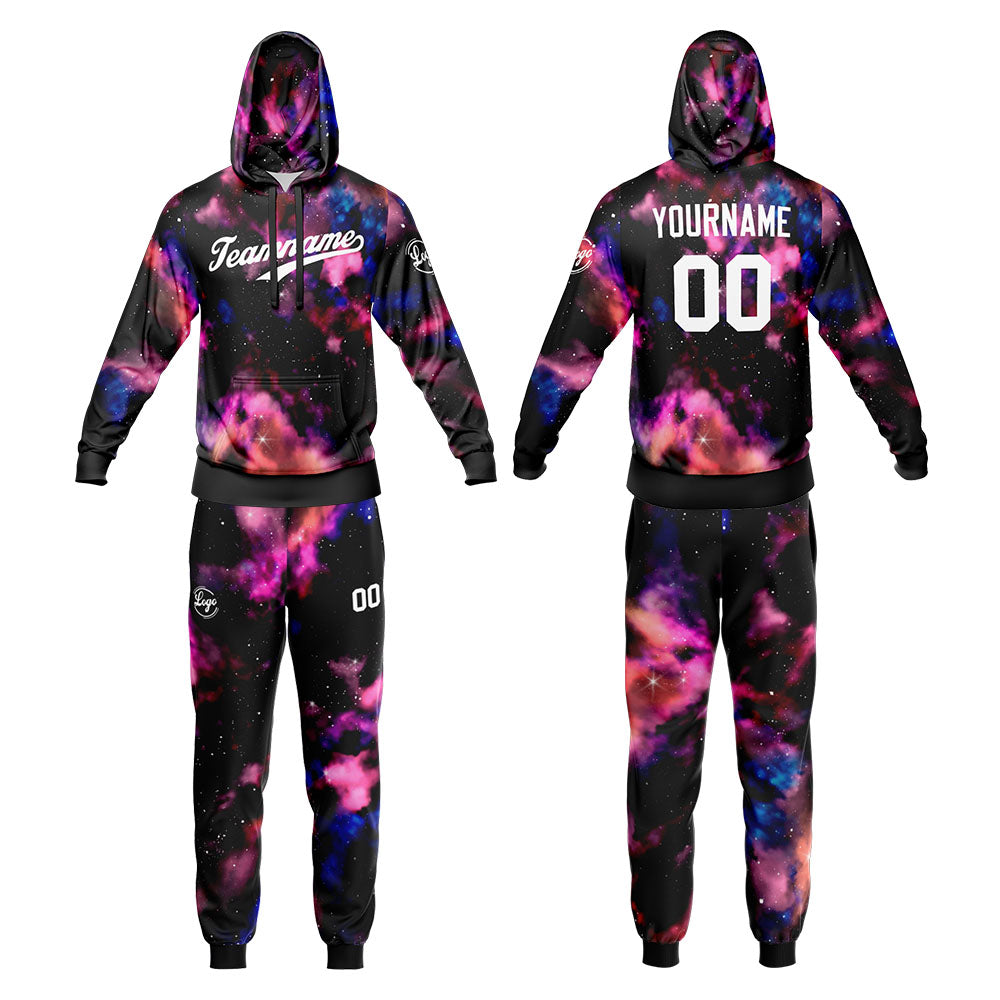 Custom Sweatshirt Hoodie For Men Women Girl Boy Print Your Logo Name Number Starry Sky