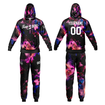 Custom Sweatshirt Hoodie For Men Women Girl Boy Print Your Logo Name Number Starry Sky