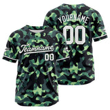 Custom Full Print Design Baseball Jersey camouflage