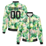 Custom Long Sleeve Windbreaker Jackets Uniform Printed Your Logo Name Number Halo dyeing